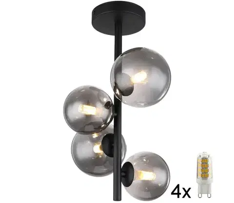 Svietidlá Globo 56133-4D - LED Luster na tyči RIHA 4xG9/3W/230V 56133-4D