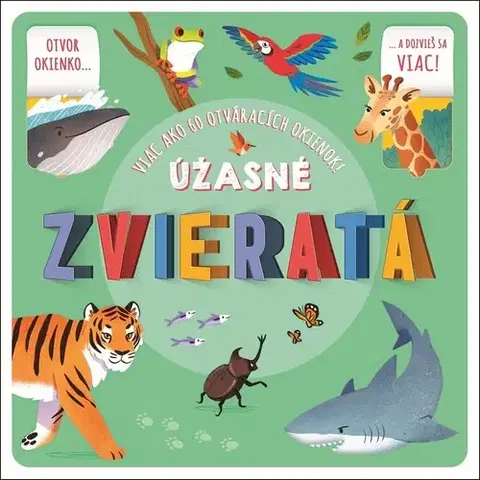 Leporelá, krabičky, puzzle knihy Úžasné zvieratá - Helen Catt