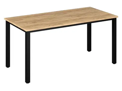 Písacie a pracovné stoly KONDELA Klaudius Typ 7 pc stôl dub artisan