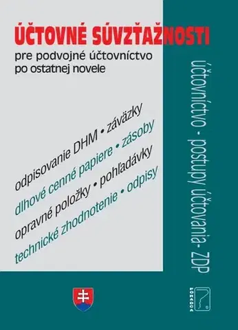 Dane, účtovníctvo Účtovné súvzťažnosti 2022 - Ivana Hudecová,Jana Bielená