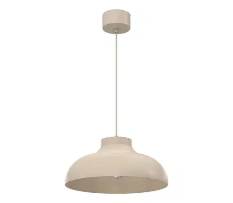 Svietidlá  Závesný luster na lanku BASCA 1xE27/15W/230V béžový 8482A