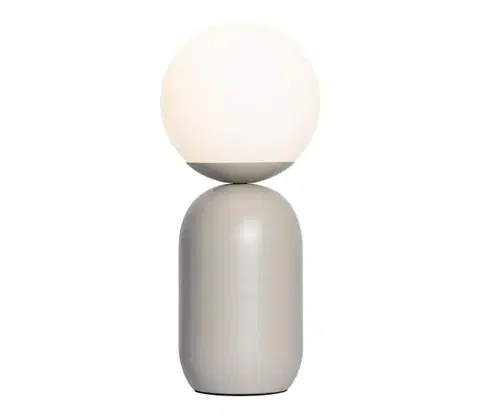 Lampy Nordlux - Stolná lampa NOTTI 1xE14/25W/230V šedá 2011035010