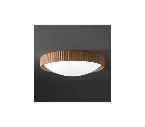 Svietidlá Ondaluce - LED stropné svietidlo CONCRETE LED/20W/230V pr. 41 cm betón/hnedá PL.CONCRETE/RUGGIN