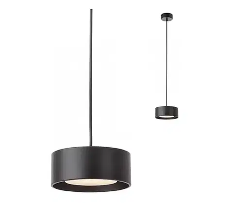 Svietidlá Redo 01-3101 - LED Luster na lanku PUNKT LED/6W/230V pr. 15 cm čierna 01-3101