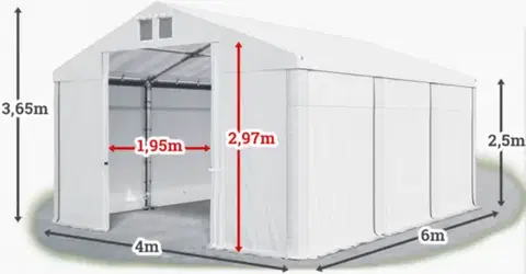 Skladové stany Skladový stan 4x6m PROFI