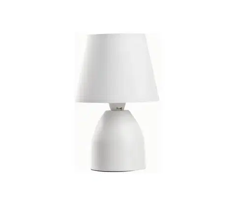 Lampy ONLI - Stolná lampa NANO 1xE14/6W/230V biela 19 cm 059/LB