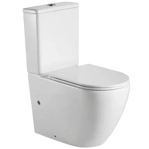 WC kombi WC bezokrajové  Igar + doska s pomalým sklápaním