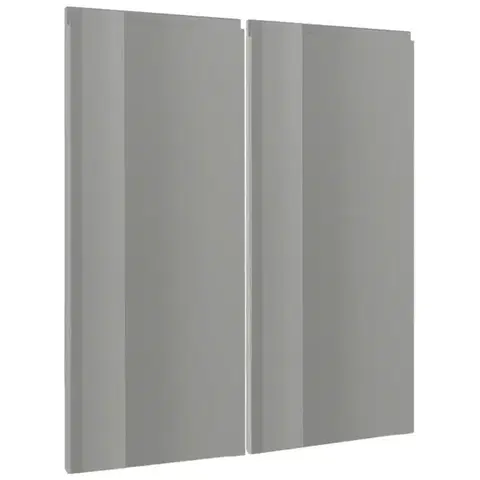 Kuchynské skrinky Čelo skrinky Luxeo F02-G80(72) grey lak