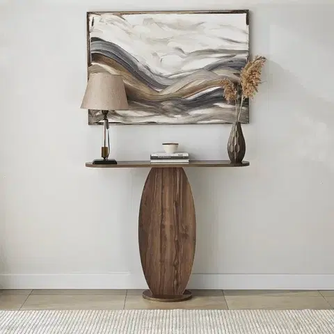 Konzolové stolíky Komoda Ellittica - Walnut