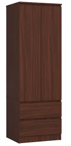 Šatníkové skrine Šatníková skriňa AJA60, wenge