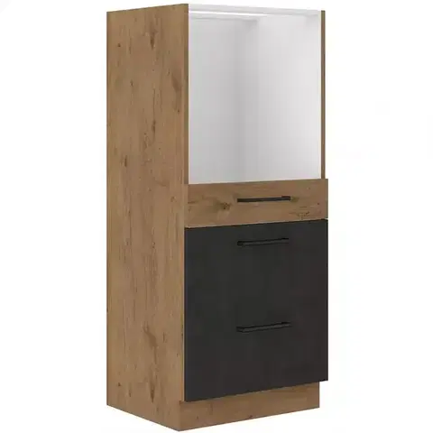 Kuchynské skrinky stojace Skrinka do kuchyne VIGO grafit mat 60DKP-145 3S BB