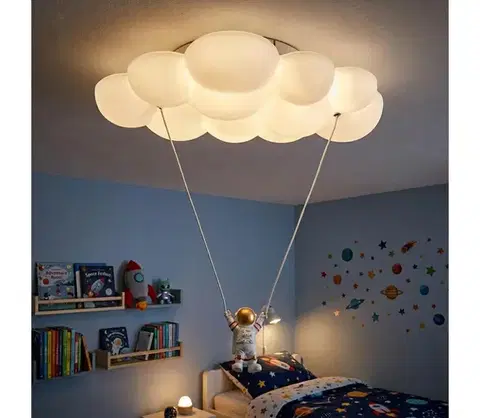Svietidlá BRILAGI - LED detské stropné svietidlo ASTRO LED/77W/230V biela BRLC3324