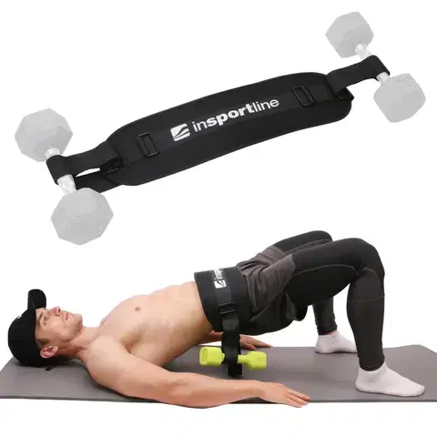 Ostatné fitness náradie Záťažový pás na hip thrusty inSPORTline Hiptra