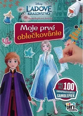 Nalepovačky, vystrihovačky, skladačky Moje 1. oblečkovanie: Ľadové kráľovstvo