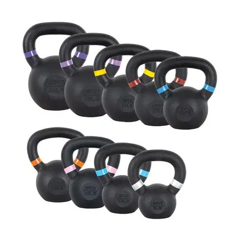 Kettlebell Súprava liatinových činiek inSPORTline Ketlebel Powder 4-20kg