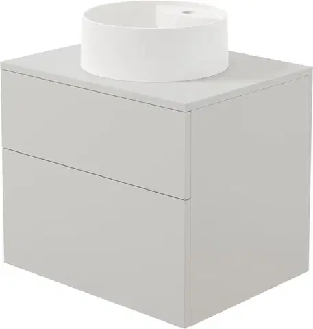 Kúpeľňový nábytok DEANTE - Prizma cashmere kúpeľňová skrinka, s granitovým umývadlom - 360 mm; SDKB6SAU4B