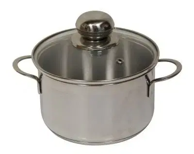 Hrnce SSW Hrniec nerezový s pokrievkou, 3,6L, 20cm, CITY