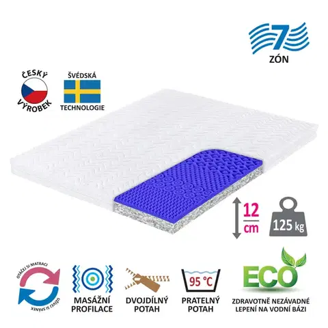 Matrace Matrac s poťahom IDEA REKO 160x200x12