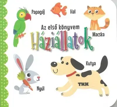 Leporelá, krabičky, puzzle knihy Háziállatok - Az első könyvem