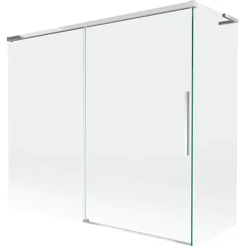 Sprchové dvere MEXEN/S - Rox L vaňová zástena 2-krídlová posuvná 180 + 80 x 150, transparent, chróm 8C9L-180-080-01-00