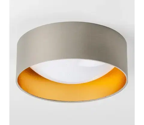Svietidlá  LED stropné svietidlo LED/12W/230V pr. 32 cm taupe/zlatá 9A22017