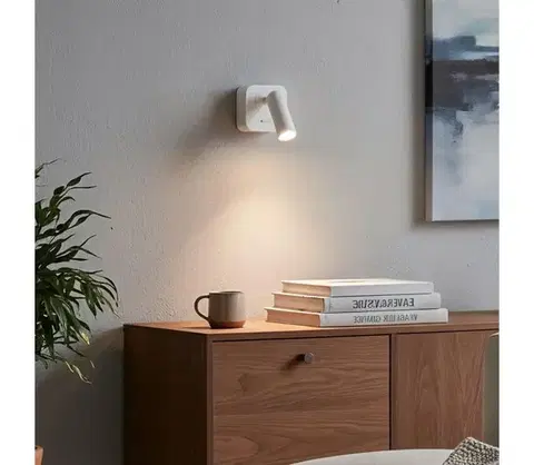 Svietidlá Ideal Lux - LED Nástenné bodové svietidlo BEAN LED/3W/230V CRI 90 biela 260648