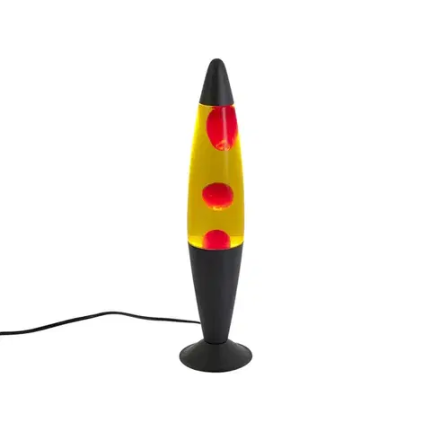Stolné lampy Lávová lampa žltá s červeným voskom vrátane LED - Molten Lava