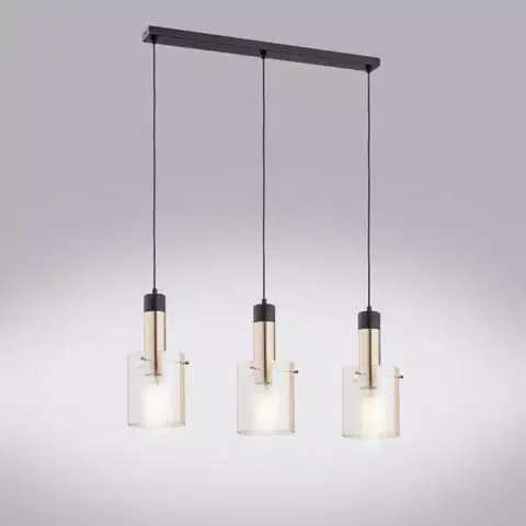 Moderné lampy do obývačky Luster Bella Gold 62168 LW3