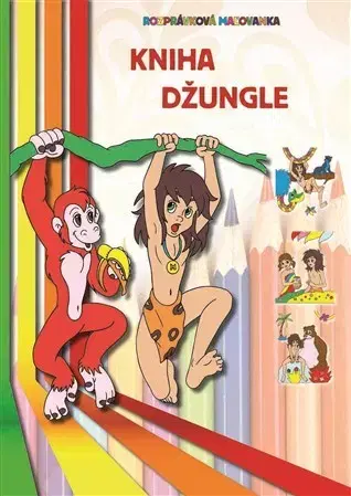 Nalepovačky, vystrihovačky, skladačky Kniha džungle