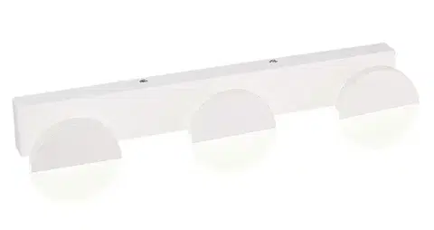 Nástenné svetlá Nástenná lampa do kúpeľne biela trojitá LED 3W 4000K Sing