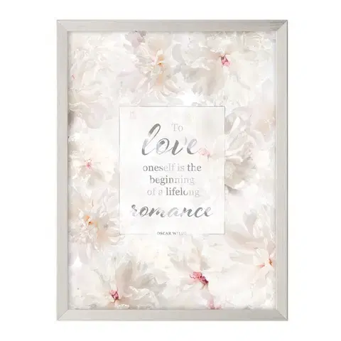 Obrazy Obraz Peony I 30x40cm silver