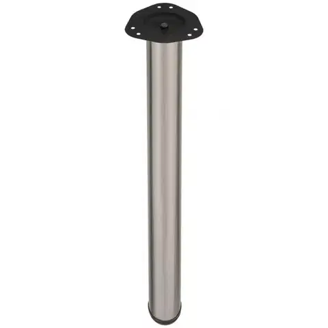 Nábytkové nohy a pätky Nábytková noha  710/60 mm leštený nikel