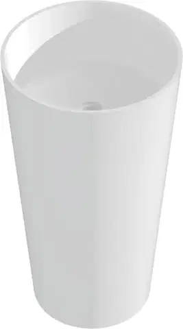 Umývadlá MEXEN - Onyx-01 Voľne stojace umývadlo z liateho mramoru 45 x 45, biela mat 26524500