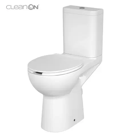 Záchody CERSANIT - WC KOMPAKTNÉ ETIUDA NEW CLEANON 010 3 / 6L Invalidný K11-0221