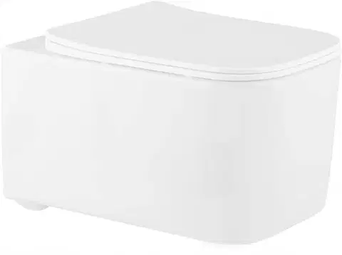 Záchody MEXEN/S - Elis Závesná WC misa vrátane sedátka s slow-slim, duroplast, biela 30910600