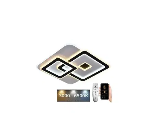 Svietidlá  LED Stmievateľné stropné svietidlo LED/145W/230V 3000-6500K + diaľkové ovládanie J1312/WB