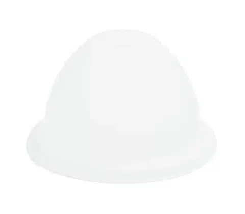 Lampy  Náhradné sklo k lustru E27 pr. 19 cm biela 80405