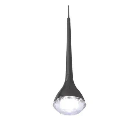 Svietidlá Open Design OR84795 - LED luster na lanku CRIMA LED/7W/230V čierna OR84795