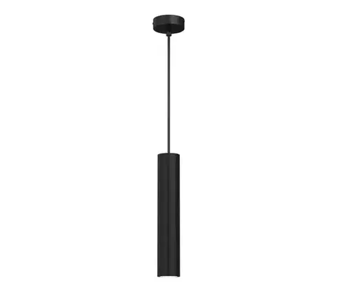 Svietidlá  Luster na lanku RAITO 1xGU10/8W/230V čierna 94