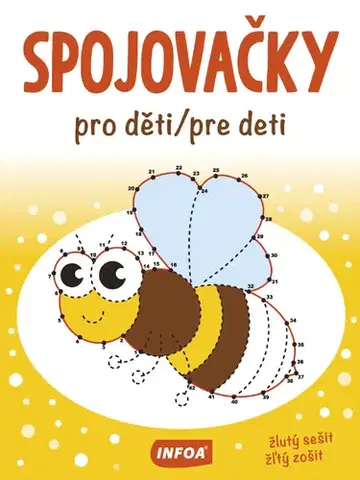 Nalepovačky, vystrihovačky, skladačky Spojovačky pro děti/pre deti - žlutý sešit (cz/sk vydanie)
