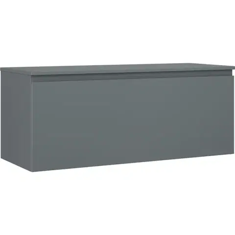 Kúpeľňový nábytok MEXEN/S - Orio kúpeľňová skrinka pod umývadlo 120 cm s doskou, 1 šuplík, grafit mat 91A10-12047-1-BFC66