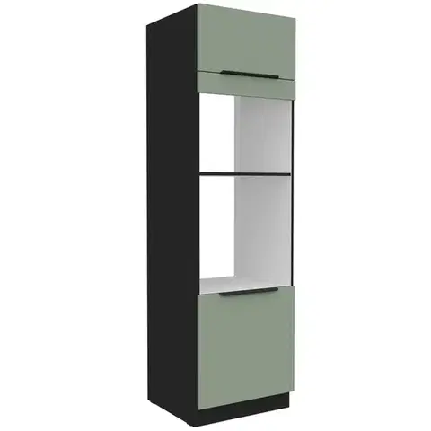Kuchynské skrinky stojace Kuchynská skrinka Aria-Sa/Bl Anti Fingerprint 60dpm-210 2f
