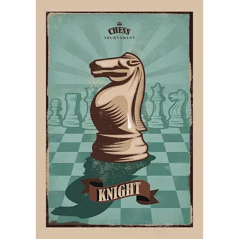 Obrazy Plátno maľba Vintage Chess I