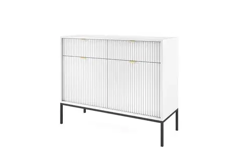 Komody ArtPS Komoda MONA KSZ-104 | biela