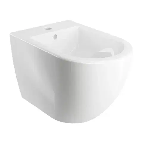 Bidety OMNIRES - OTTAWA COMFORT závesný bidet, 54 x 36,5 cm, biely lesk OTTAWACMBIBP