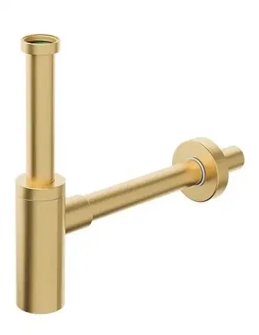 Náhradné diely a príslušenstvo BONOMINI - INOXMATER umývadlový sifón 5/4", odpad 32, nerez/zlato mat 0581GD32K3