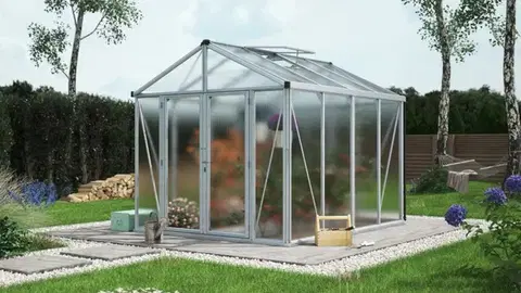 Skleníky Skleník ZEUS 8100 polykarbonát Dekorhome