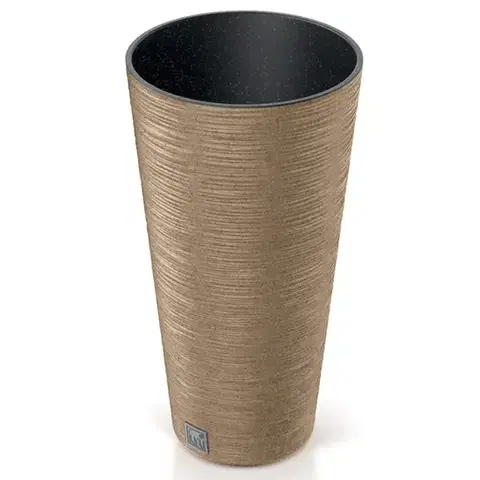Záhrada Kvetináč Furu okrúhly Slim eco Wood 250 – natura eco