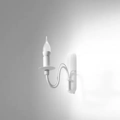 Lampy do obývačky Nástenné svietidlo Minerwa A-0216 biely
