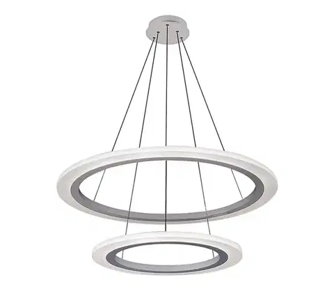Svietidlá Rabalux 2429 - LED Luster ADRIENNE LED/62W/230V strieborná 2429